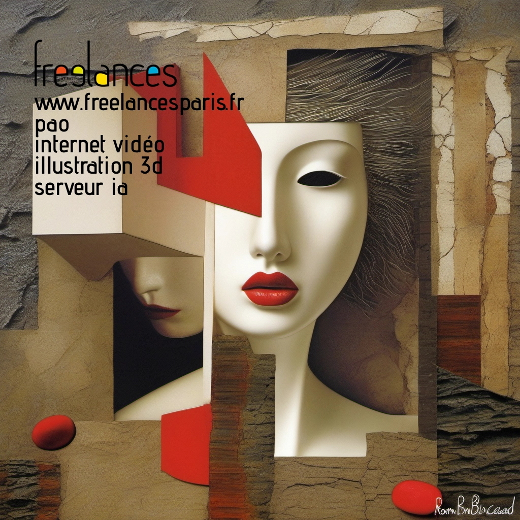 Pao mise en page internet vidéo illustration 3d serveur IA générative AI freelance paris studio de création magazines 49sx3hv0